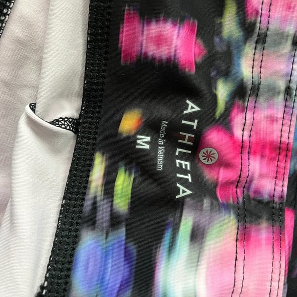 Athleta Women's Black and Pink Freedom Sonar Leggings Size M - Picture 11 of 12